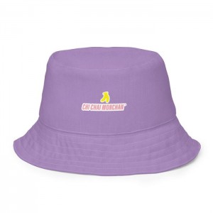 Hello Kitty Chi Chai Monchan Banana Boat Reversible Bucket Hat Purple | AU_HK37975