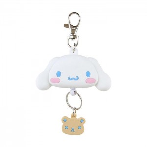 Hello Kitty Cinnamoroll Bestie Face Badge Reel White | AU_HK87061