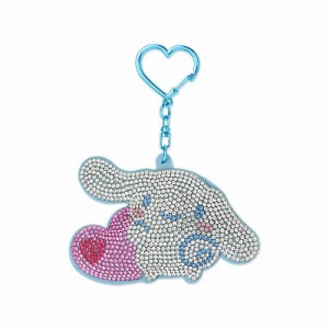 Hello Kitty Cinnamoroll Bling Bling Keychain Silve | AU_HK29607