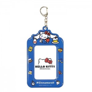 Hello Kitty Cinnamoroll ID Badge Holder (Hello, Everyone! Series) Blue | AU_HK16475