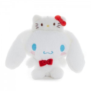 Hello Kitty Cinnamoroll Mascot Bag Charm (Hello Kitty 50th Anniv.) White | AU_HK15400