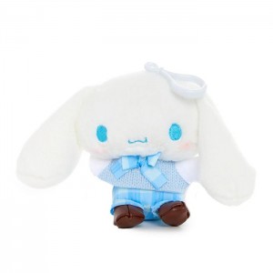 Hello Kitty Cinnamoroll Mascot Clip (Uniform Series) White / Blue | AU_HK59905
