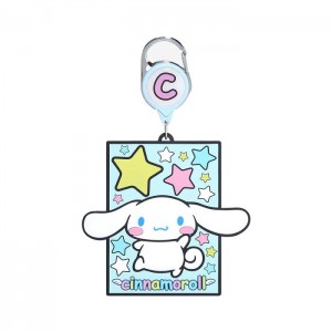 Hello Kitty Cinnamoroll Retractable ID Badge Reel Blue | AU_HK94907