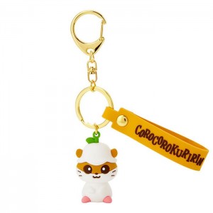 Hello Kitty Corocorokuririn Signature Keychain Yellow | AU_HK60275
