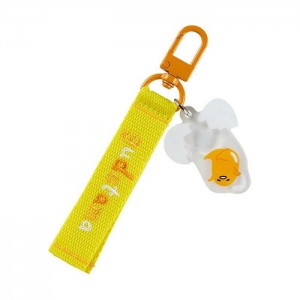 Hello Kitty Gudetama Logo Keychain (Sanrio Character Award Series) Yellow | AU_HK93901