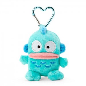 Hello Kitty Hangyodon Plush Mascot All My Heart Keychain Blue | AU_HK45066