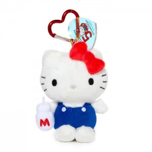 Hello Kitty Hello Kitty 50th Anniversary Plush Mascot (1974) Red / Blue | AU_HK10426