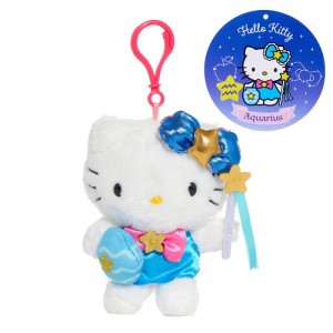 Hello Kitty Hello Kitty Aquarius Mascot Clip (Zodiac Series) Blue | AU_HK65311