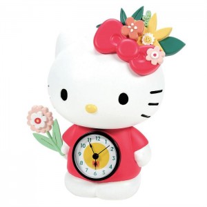 Hello Kitty Hello Kitty Blossoms Desk Clock Pink | AU_HK69840