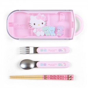 Hello Kitty Hello Kitty Everyday Utensil Set Trio Pink | AU_HK50997