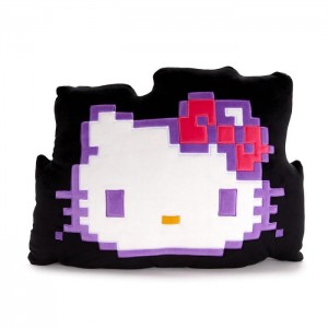 Hello Kitty Hello Kitty Face Plush (Retro Pixel Series) Black / Pink | AU_HK20190