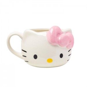Hello Kitty Hello Kitty Face Sculpted Mug (Pink) White | AU_HK12841
