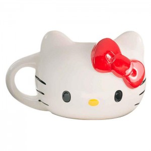 Hello Kitty Hello Kitty Face Sculpted Mug (Red) White | AU_HK22047