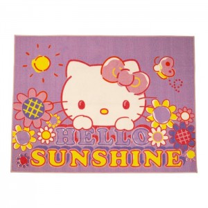 Hello Kitty Hello Kitty Flower Bed Area Rug Purple | AU_HK69580