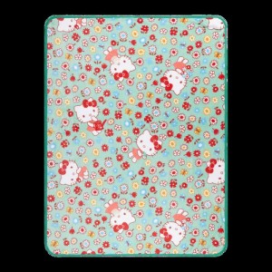 Hello Kitty Hello Kitty Flower Fields Throw Blanket Multicolor | AU_HK12882