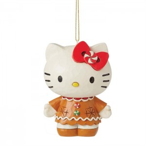 Hello Kitty Hello Kitty Gingerbread Hanging Ornament (Jim Shore Sanrio Collection) Brown | AU_HK94723