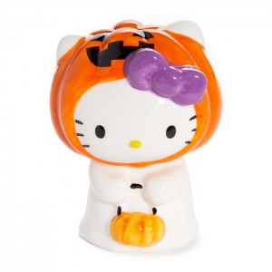 Hello Kitty Hello Kitty Halloween Trick or Treat Ghost Ceramic Figurine Orange | AU_HK52383