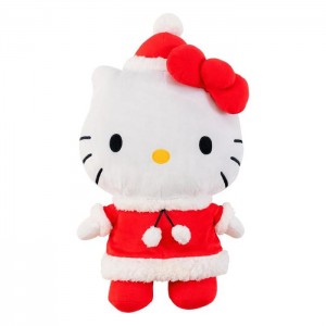Hello Kitty Hello Kitty Holiday Plush Cuddle Pillow Buddy White / Red | AU_HK95104
