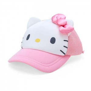 Hello Kitty Hello Kitty Kids Sunshade Mesh Cap Pink | AU_HK76490