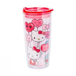 Hello Kitty Hello Kitty Love Balloons Double Wall Tumbler Red | AU_HK47010