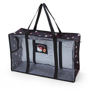Hello Kitty Hello Kitty Mesh Storage Tote (Large) Black | AU_HK31980