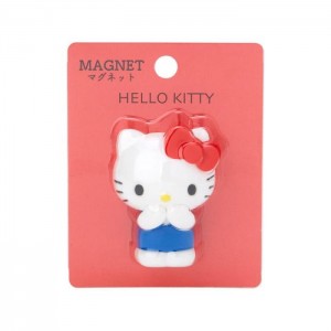 Hello Kitty Hello Kitty Mini Mascot Magnet White / Blue | AU_HK99546