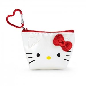 Hello Kitty Hello Kitty Mini Metallic Zipper White | AU_HK55957