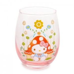 Hello Kitty Hello Kitty Mushroom Glass Tumbler Pink | AU_HK46738