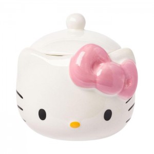 Hello Kitty Hello Kitty Pink Bow Ceramic Storage Jar White | AU_HK13278