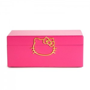 Hello Kitty Hello Kitty Pink Lacquered Jewelry Box Organizer Pink | AU_HK24432