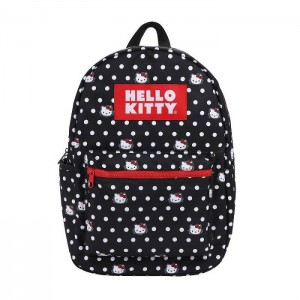 Hello Kitty Hello Kitty Polka Dot Classic Backpack Black | AU_HK24332