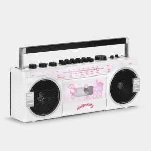 Hello Kitty Hello Kitty Strawberry Kawaii BX-85 Bluetooth Cassette Player Boombox Pink | AU_HK12102
