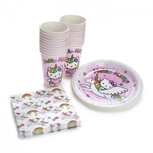 Hello Kitty Hello Kitty Unicorn Rainbow 60-pc Party Pack Pink | AU_HK11250