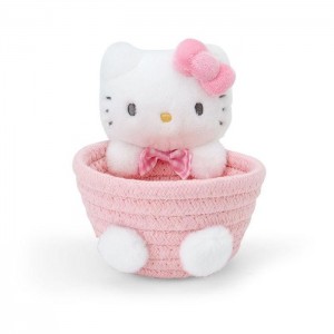 Hello Kitty Hello Kitty Woven Rope Storage Basket (Multi) Pink | AU_HK56318