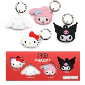 Hello Kitty Hello Kitty and Friends AirTag Cases Black / Pink | AU_HK17602