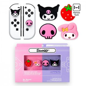 Hello Kitty Hello Kitty and Friends Switch Grip Caps (Kuromi + My Melody) Multicolor | AU_HK98967