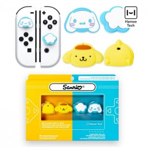 Hello Kitty Hello Kitty and Friends Switch Grip Caps (Cinnamoroll + Pompompurin) Yellow / Blue | AU_HK67648