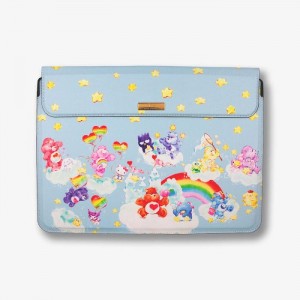 Hello Kitty Hello Kitty and Friends x Care Bears 15" Foldable Laptop Sleeve Blue Multicolor | AU_HK96099