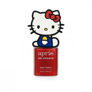 Hello Kitty Hello Kitty x Aprés Nail Gel Couleur (Bow-tterfly) Red | AU_HK54232