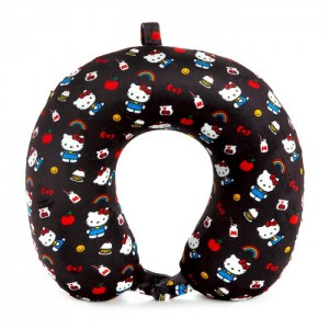 Hello Kitty Hello Kitty x FUL Classic Neck Pillow Black | AU_HK90511