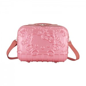 Hello Kitty Hello Kitty x FUL Pink Molded Carry-On Train Case Pink | AU_HK55185