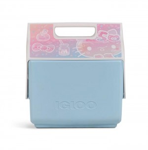 Hello Kitty Hello Kitty x Igloo 50th Anniversary Little Playmate 7 Qt Cooler Blue | AU_HK67861