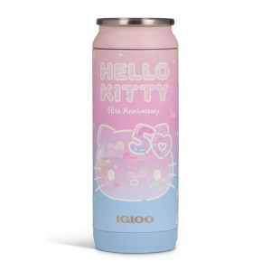 Hello Kitty Hello Kitty x Igloo 50th Anniversary 16oz Stainless Steel Can Blue / Pink | AU_HK52981