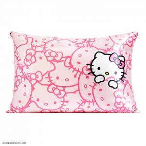 Hello Kitty Hello Kitty x Kitsch Faces Pillowcase (Pink) Pink | AU_HK80328
