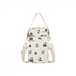 Hello Kitty Hello Kitty x LeSportsac Mini Phone Crossbody Bag (No Bag No Life) White | AU_HK31087