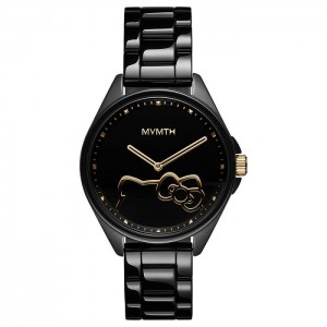 Hello Kitty Hello Kitty x MVMT Coronada Watch (Gloss Black) Black | AU_HK74489
