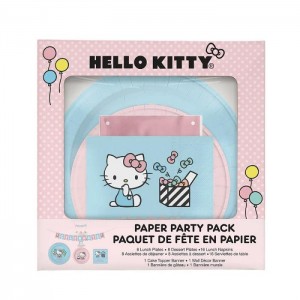 Hello Kitty Hello Kitty x Studio Oh! Happy Birthday Paper Party Pack Pink | AU_HK83589