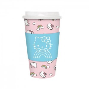 Hello Kitty Hello Kitty x Studio Oh! Rainbow Skies Paper Hot Cups Pink | AU_HK82111