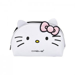 Hello Kitty Hello Kitty x The Crème Shop Dome Makeup Travel Pouch (Pink) White | AU_HK15885