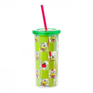 Hello Kitty Keroppi 20oz Apples Travel Tumbler Green | AU_HK78880